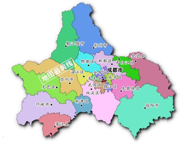 成都最新分区地图，回溯城市发展历程，探寻繁荣背后的足迹