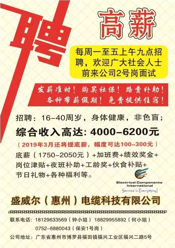惠州最新招聘信息揭秘，科技引领未来，好工作触手可及！