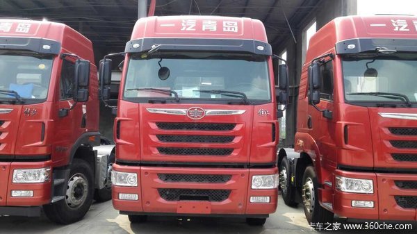 最新款解放天V牵引车，科技重塑物流新纪元