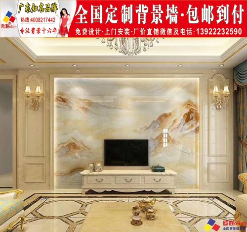 最新石材电视墙效果图，时尚与传统的完美融合与碰撞创新设计展示